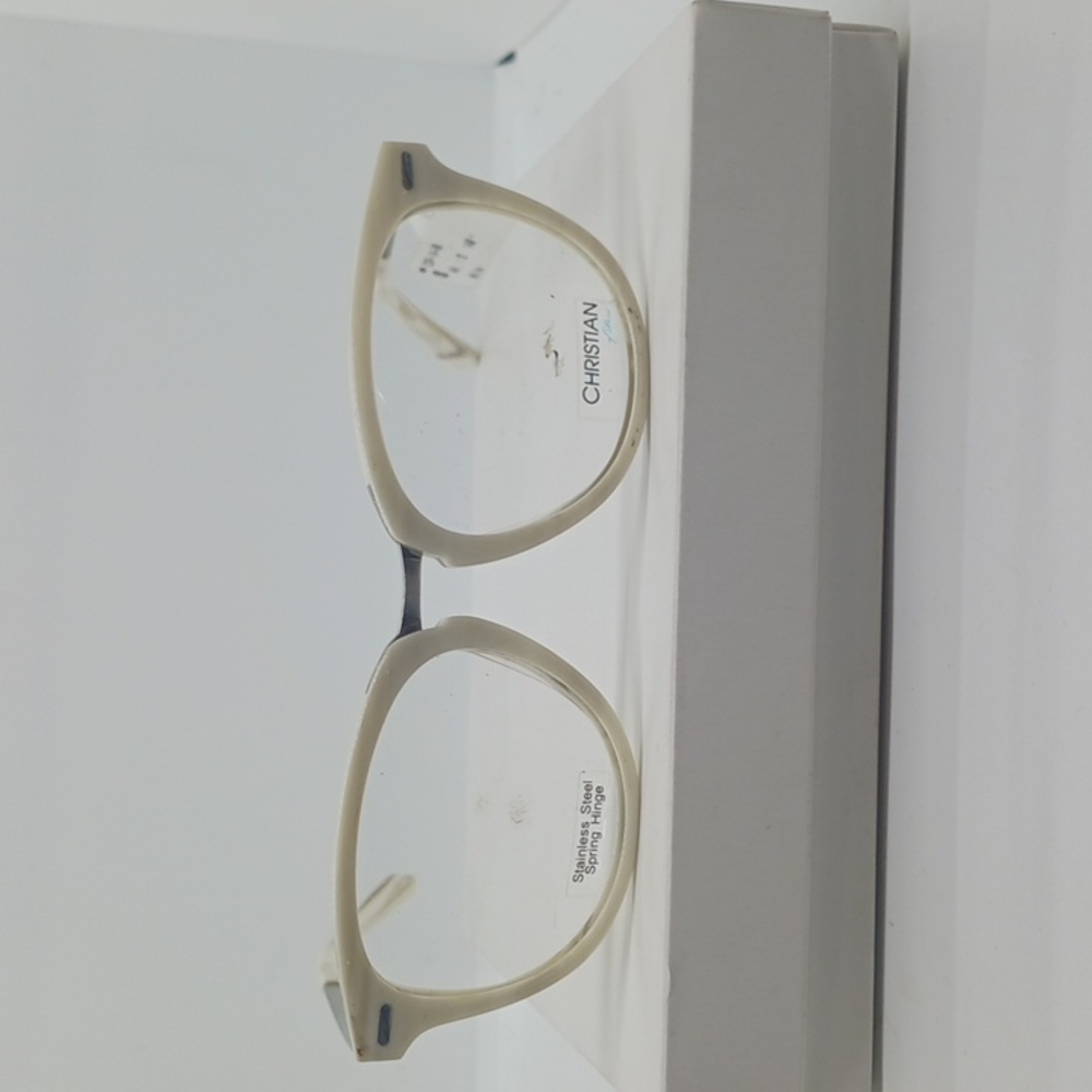 NWT WOMEN'S CHRISTIAN EYEGLASS FRAMES COP-14-08 WHITE